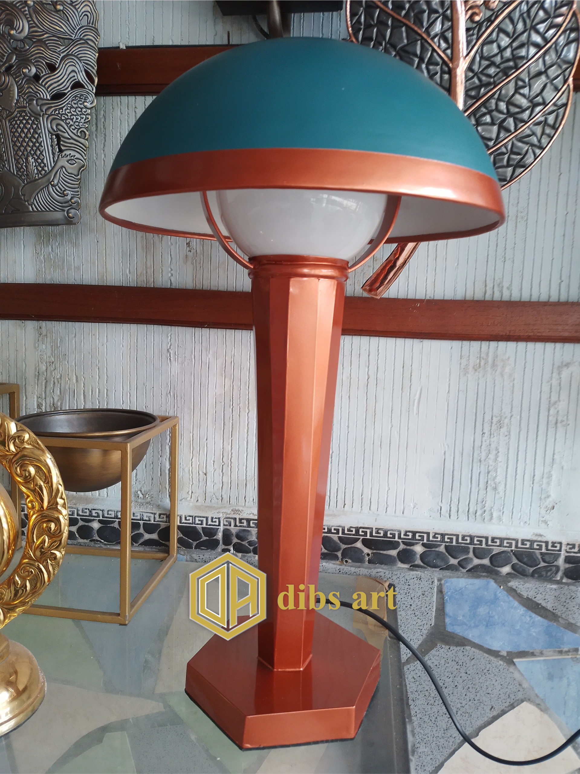 Lampu Meja Besi Vintage lampu meja besi vintage Dibs Art desain klasik industrial