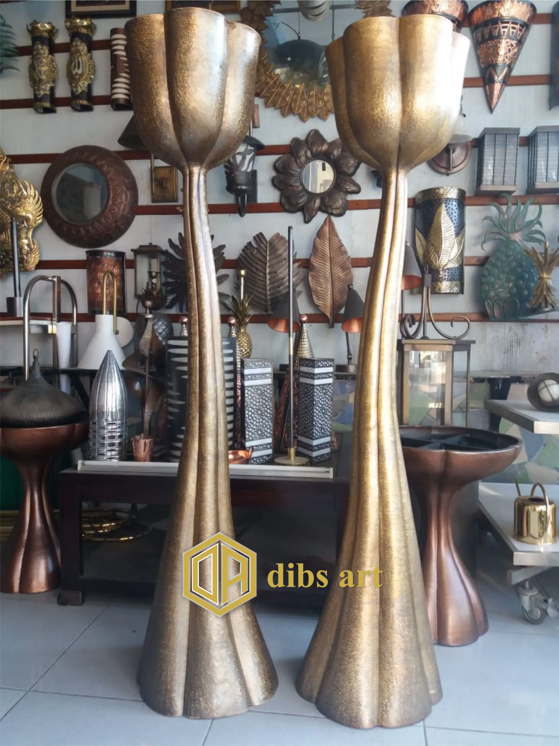 ornamen kuningan handmade Dibs Art