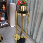 pot kuningan hias