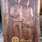 relief tembaga tokoh