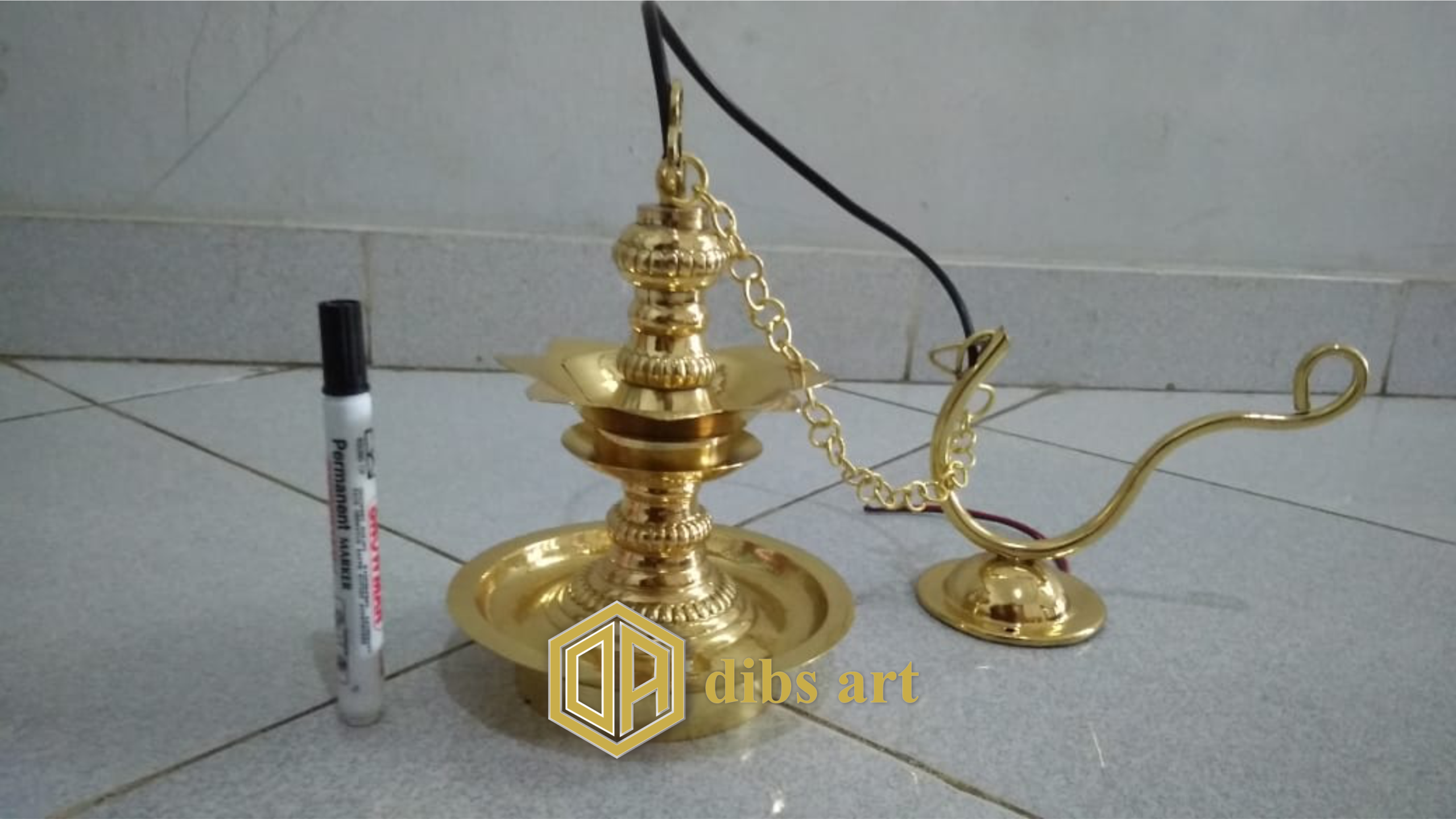 lampu dinding kuningan gantung
