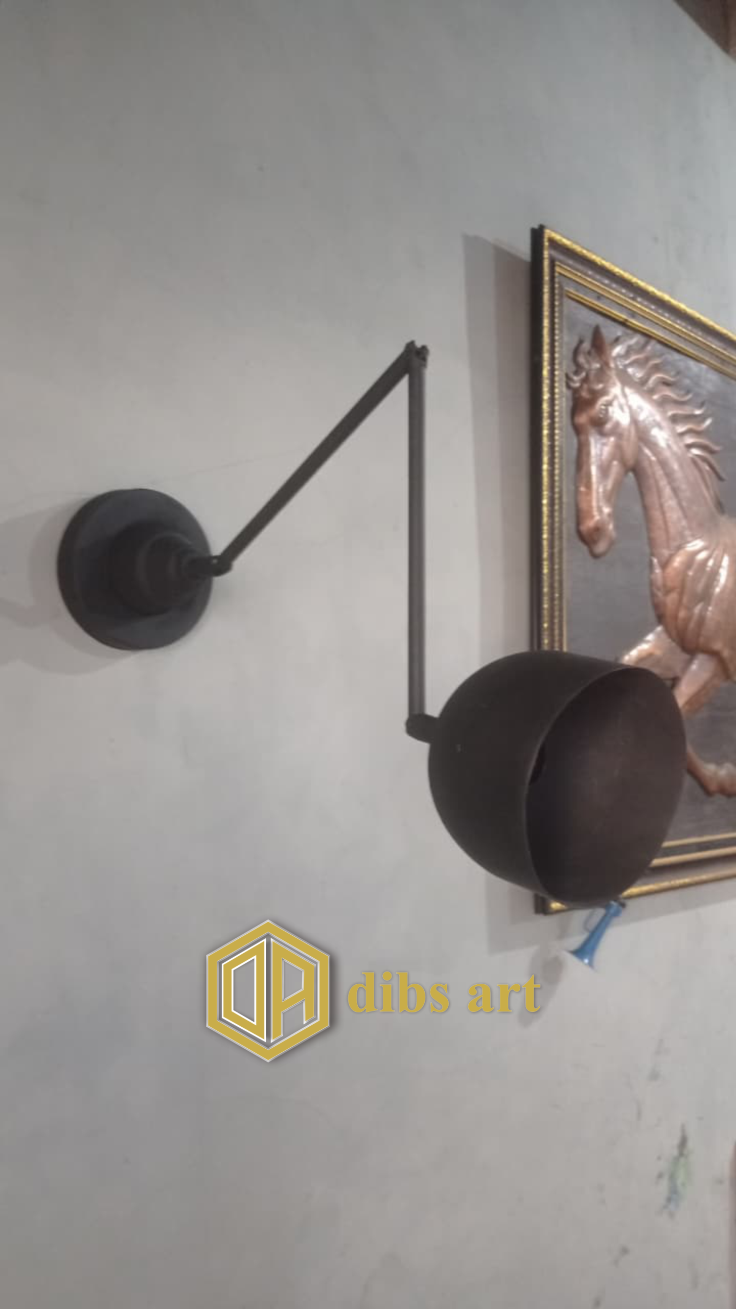 lampu dinding kuningan vintage