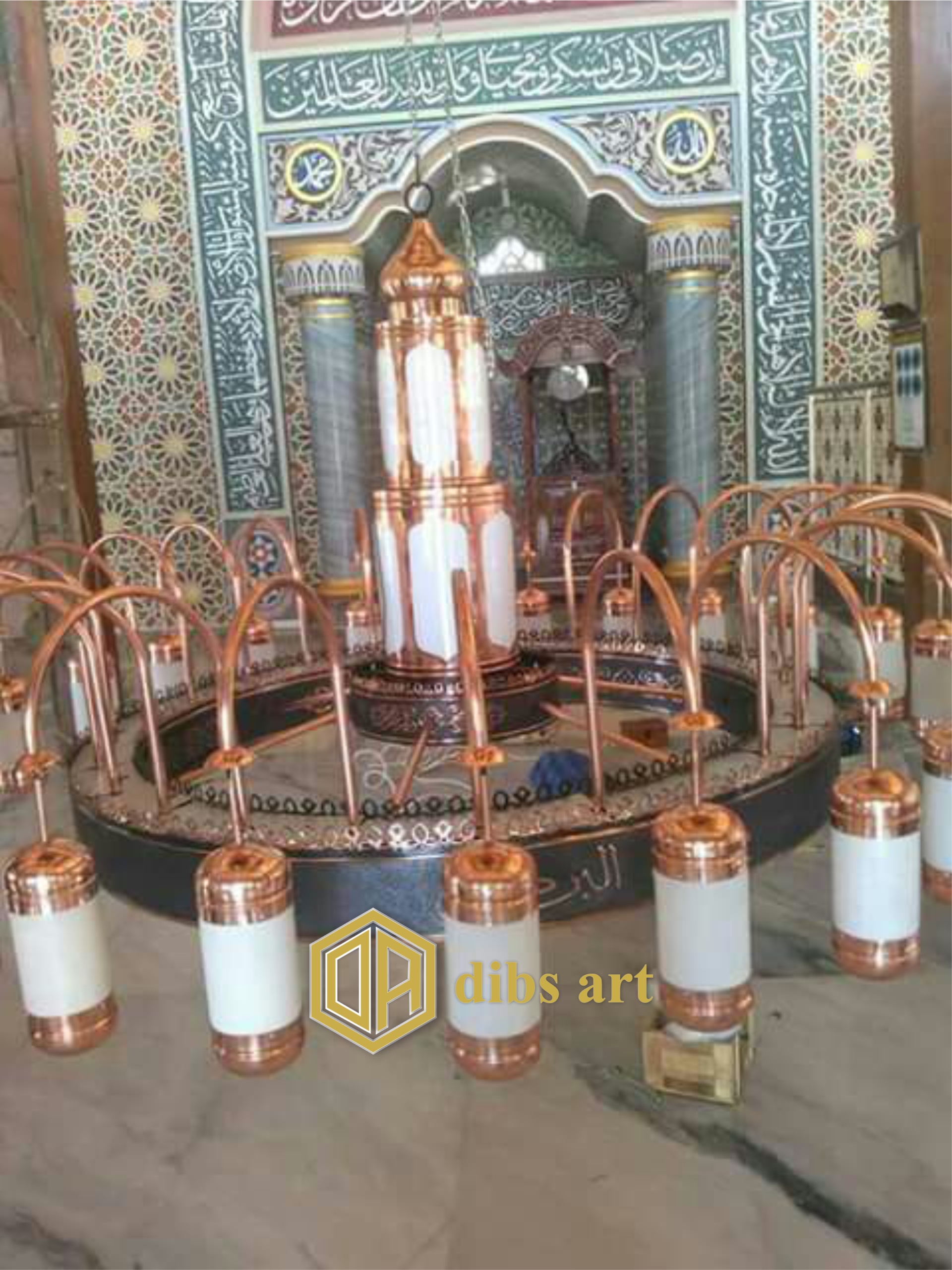 Lampu Gantung Nabawi Tembaga Elegan Handmade – Dibs Art lampu gantung nabawi tembaga