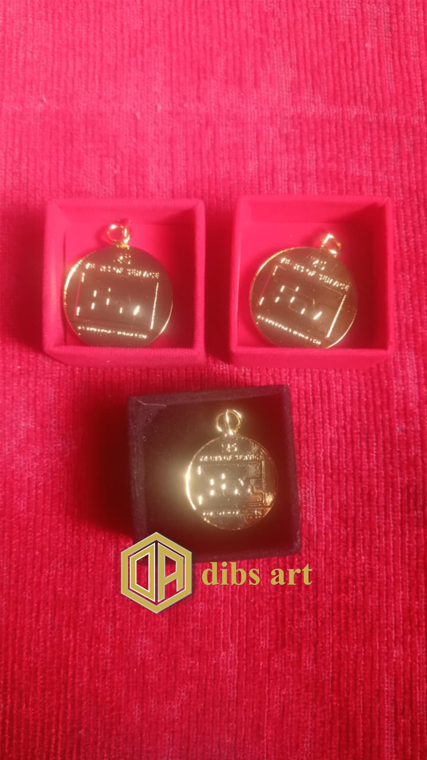 souvenir kuningan medali hadiah