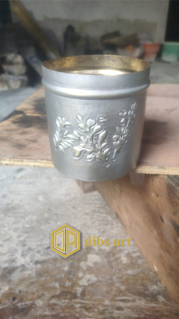 Souvenir Tempat Kuningan Lilin Putih souvenir kuningan tempat lilin putih