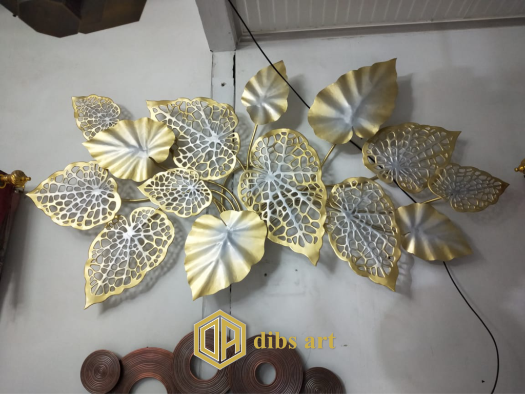 Wall Decor Kuningan Daun wall decor kuningan daun daun