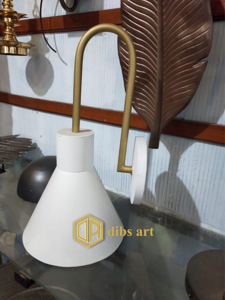 lampu dinding kuningan minimalis sederhana