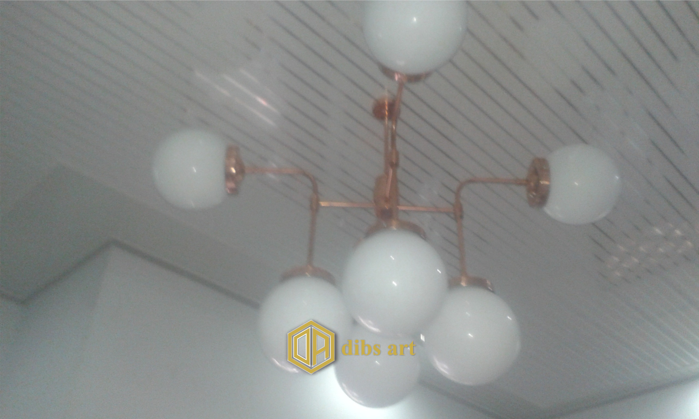 lampu gantung kuningan minimalis
