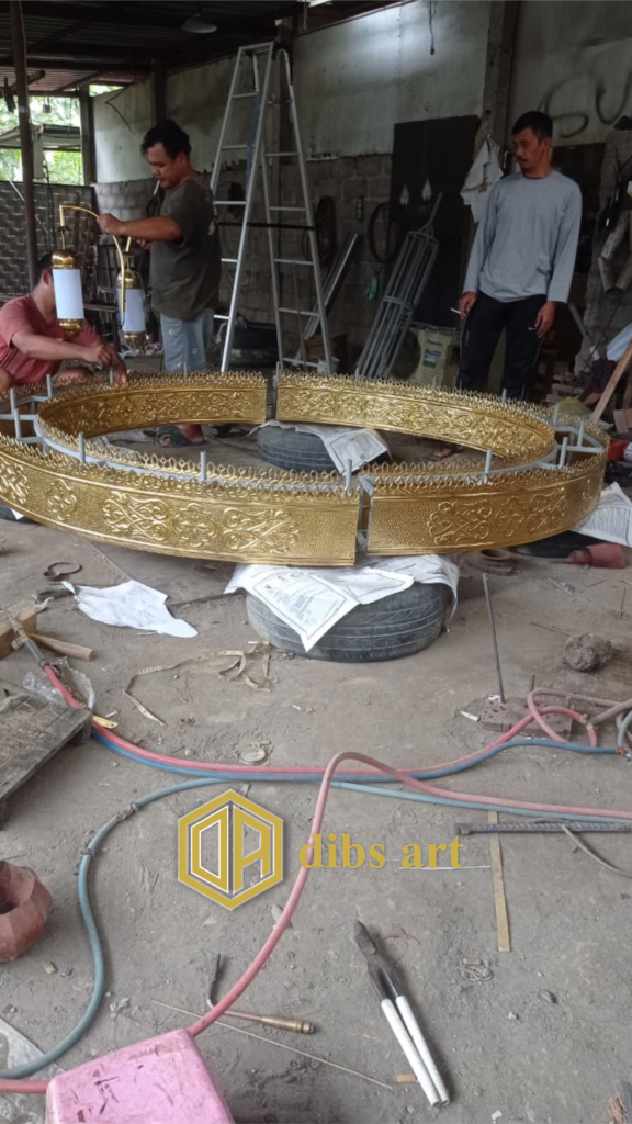 Lampu Gantung Nabawi Kuningan Produksi lampu gantung nabawi kuningan produksi