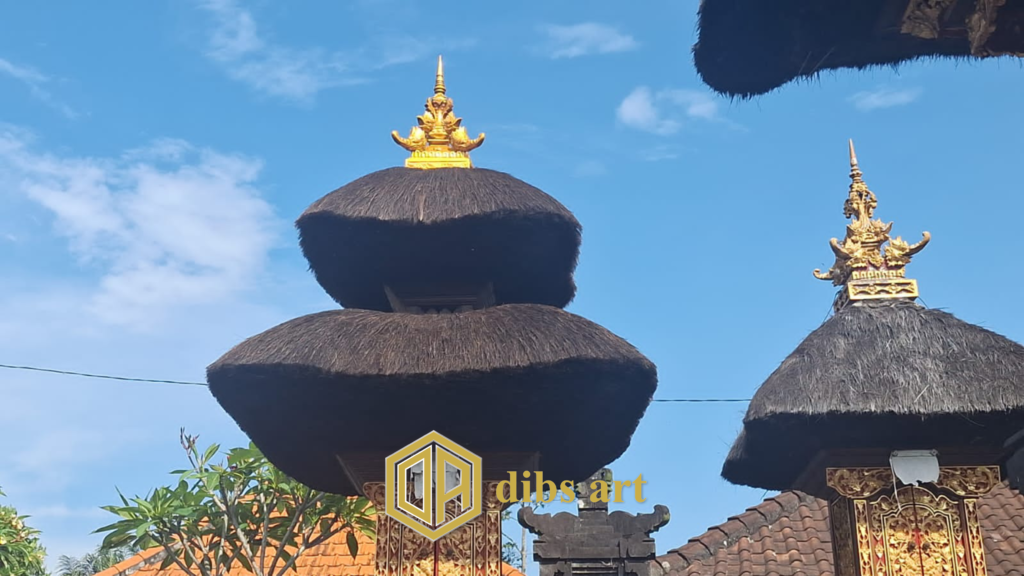 Ornamen Tembaga Atap Rumah Bali Selesai ornamen tembaga atap rumah bali selesai