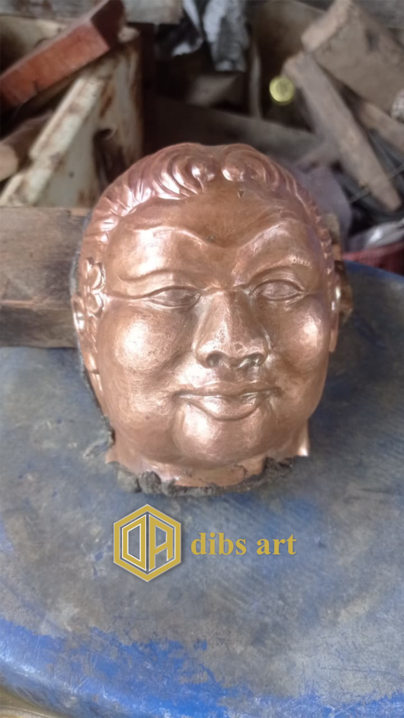 Proses Patung Tembaga Kepala Artistik patung tembaga kepala proses