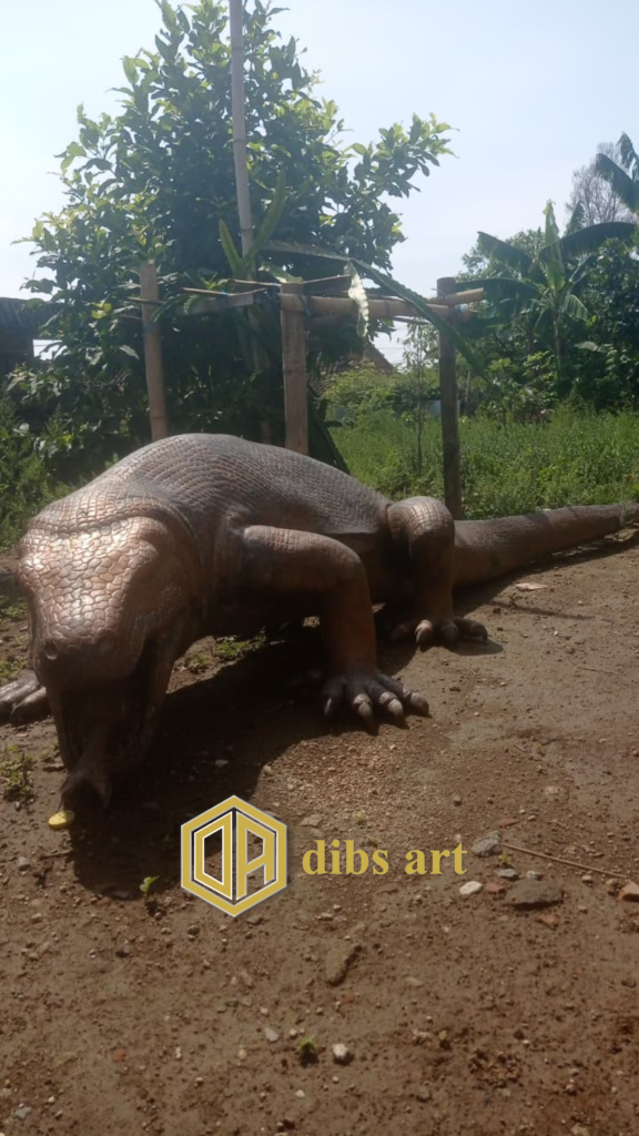 patung tembaga komodo 3