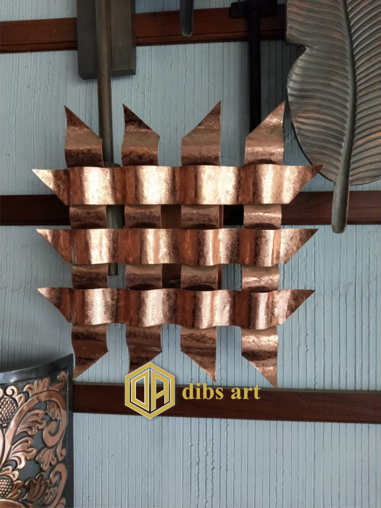 wall decor tembaga edge