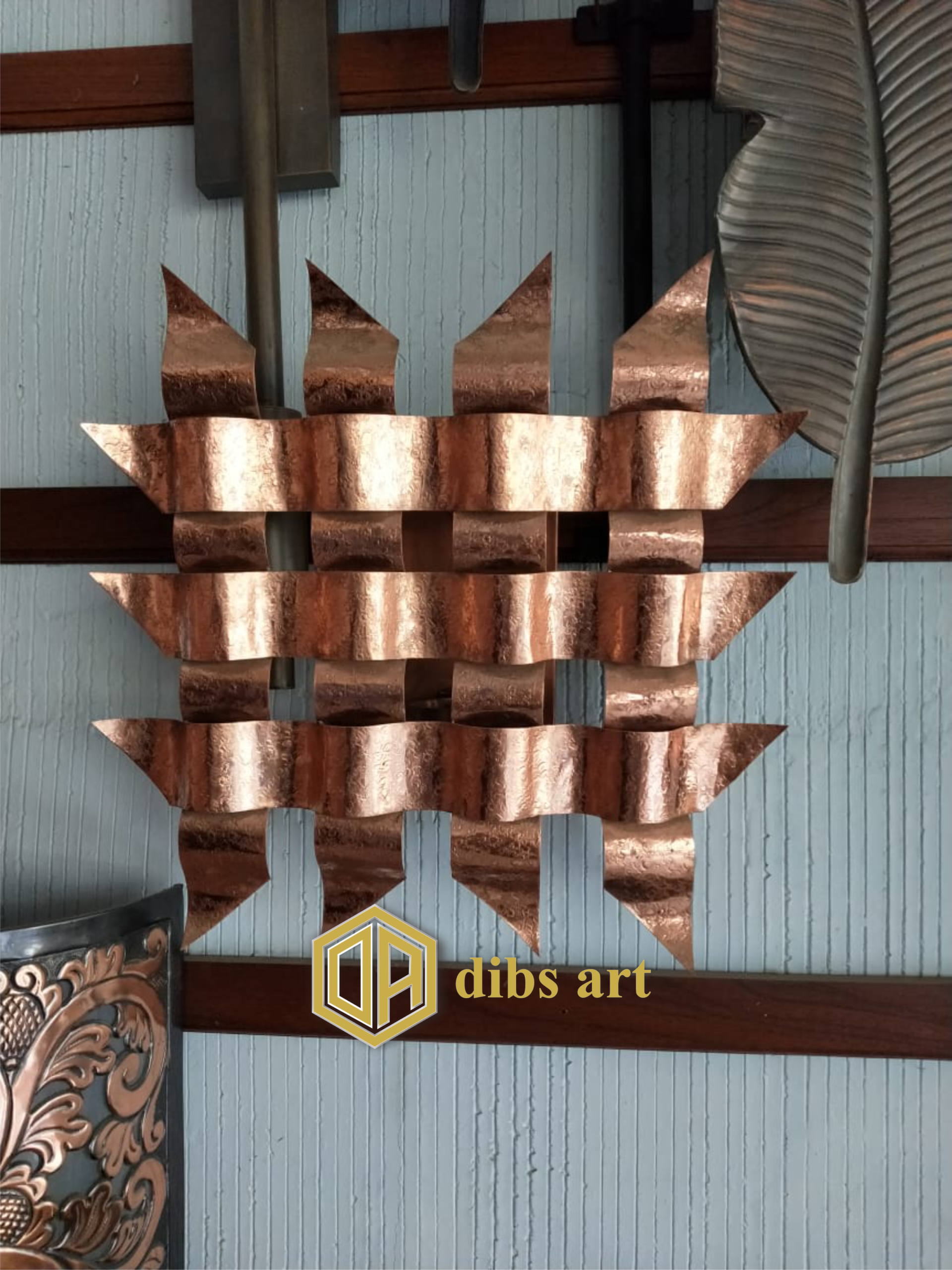wall decor tembaga edge
