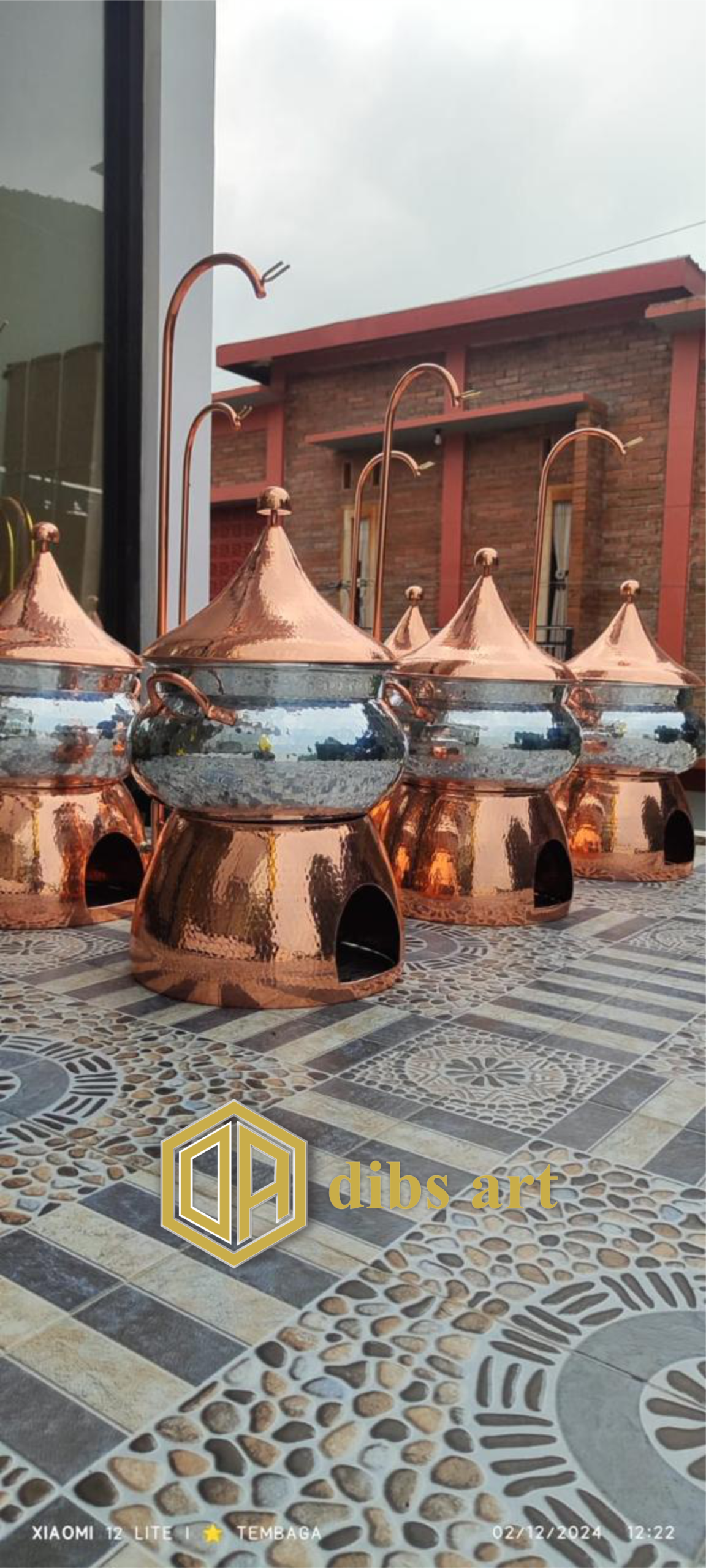 chafing dish tembaga babar