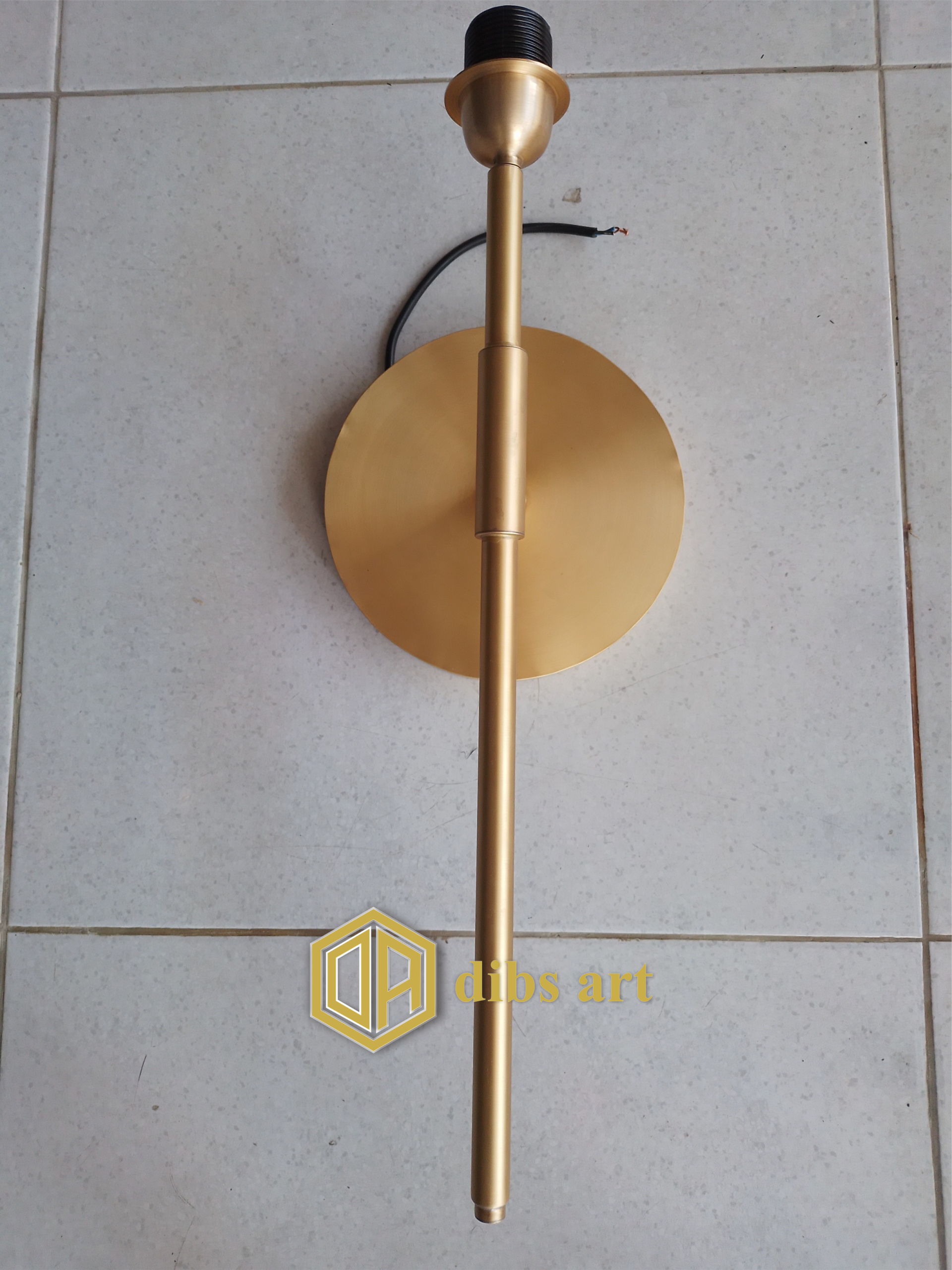 lampu dinding kuningan minimalis