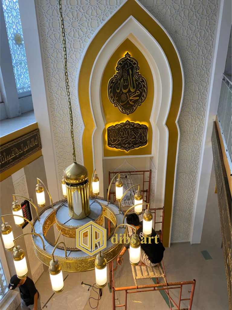 lampu gantung nabawi kuningan