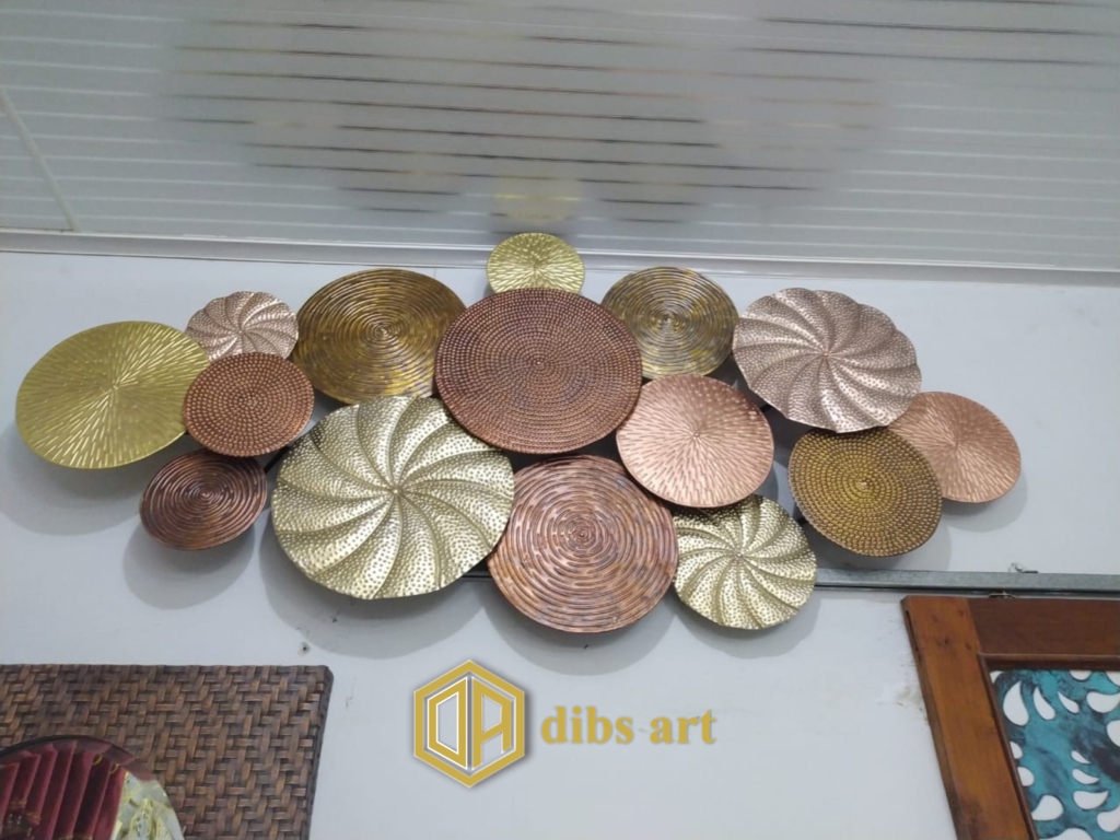 wall decor tembaga kuningan vintage