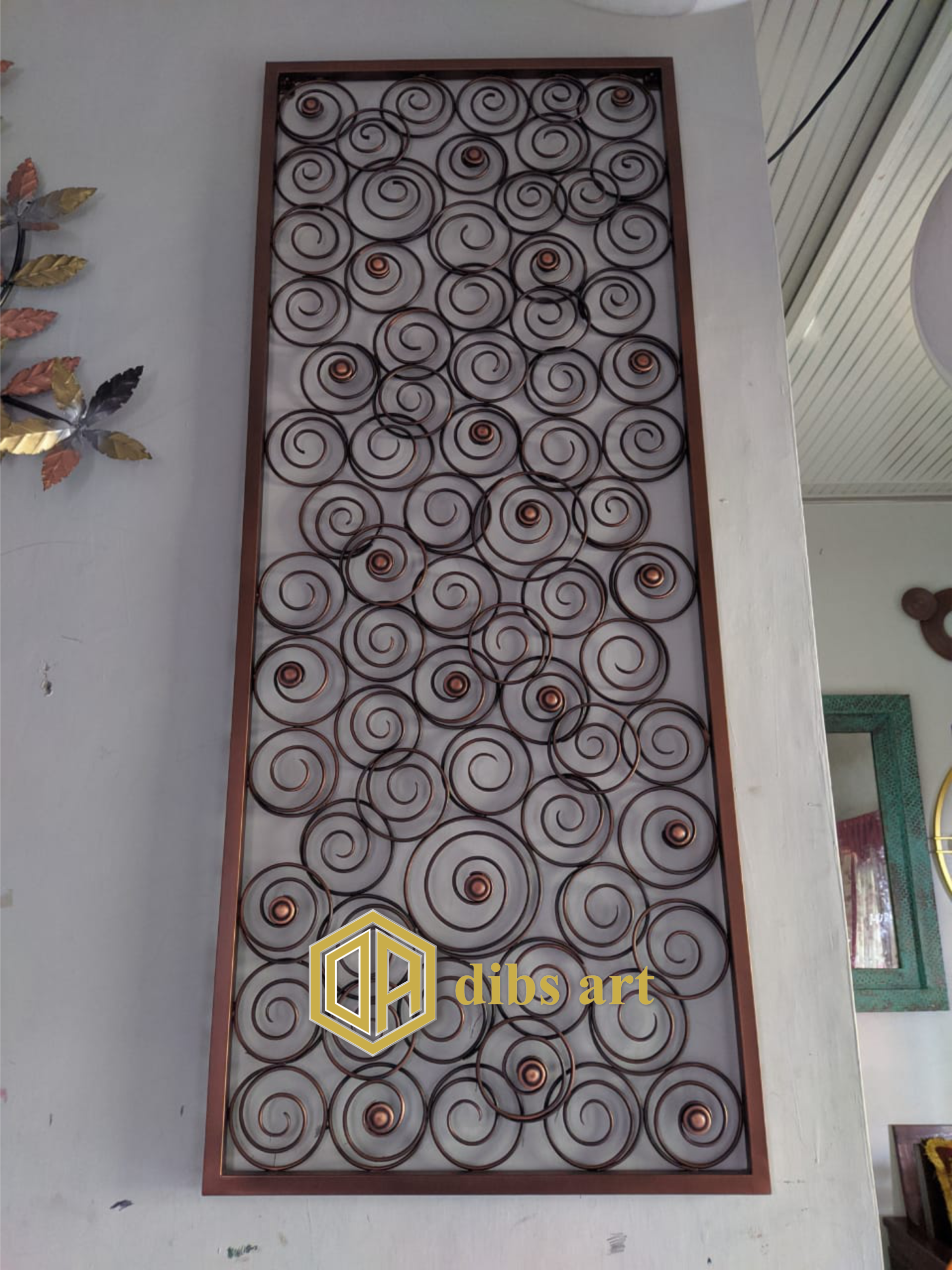 wall decor tembaga vintage