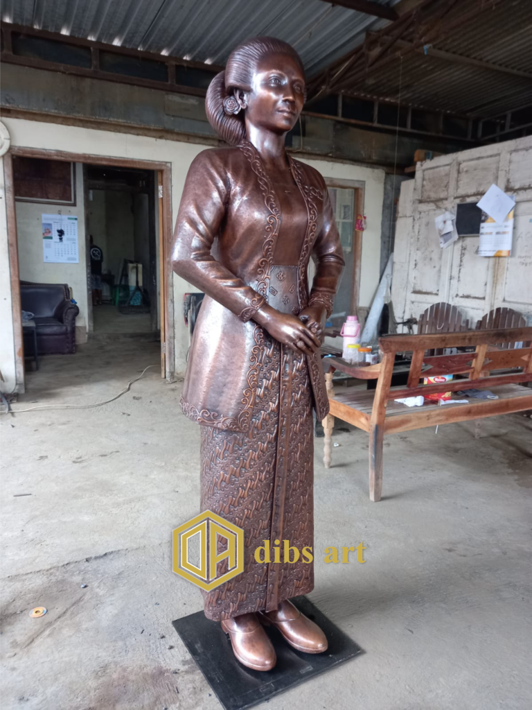 patung tembaga tokoh 5
