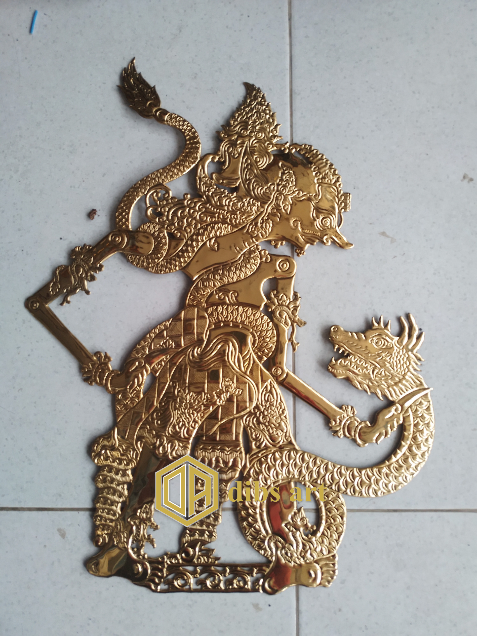 souvenir kuningan werkudara