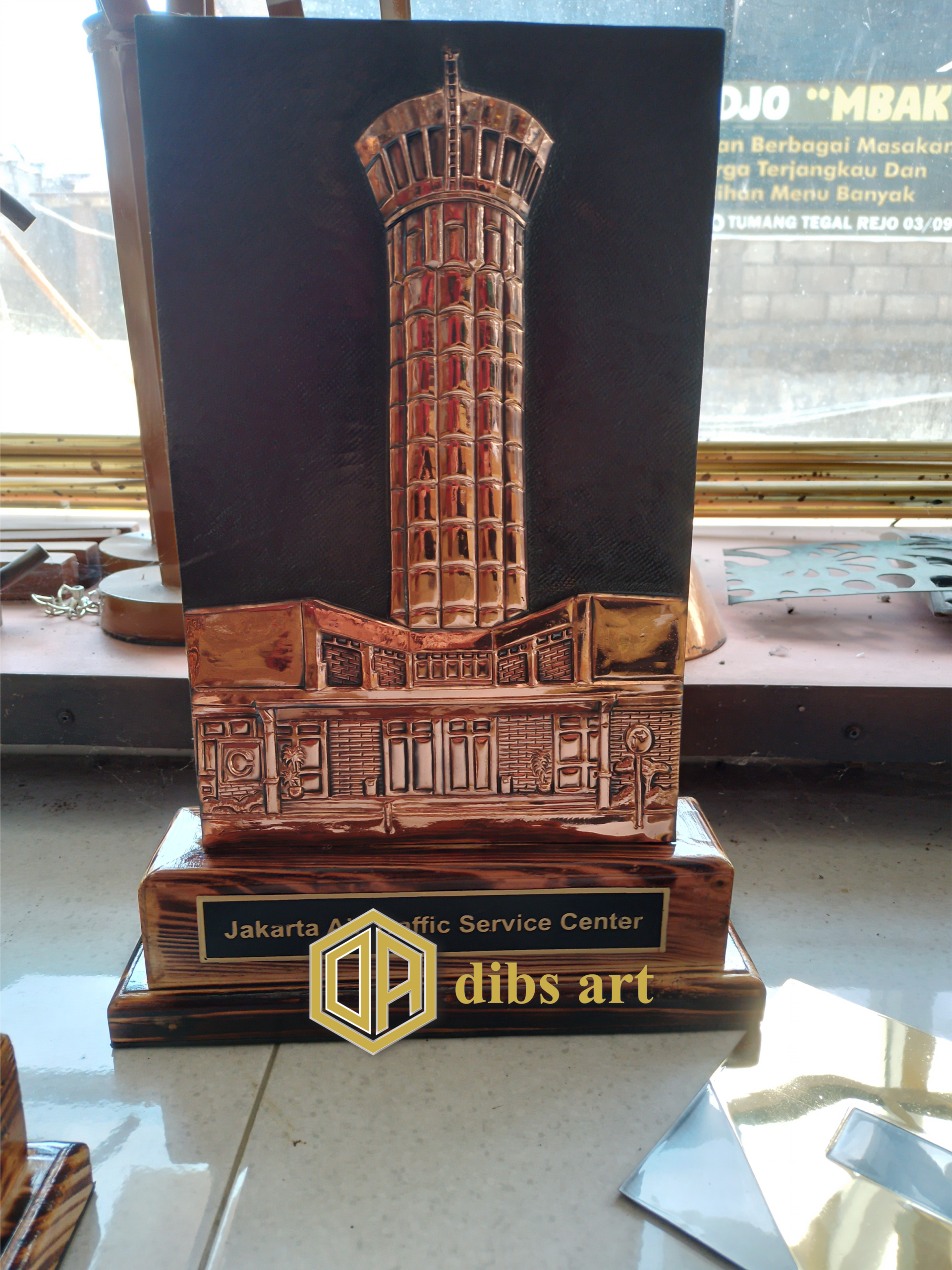 souvenir tembaga jakarta airtraffic centre